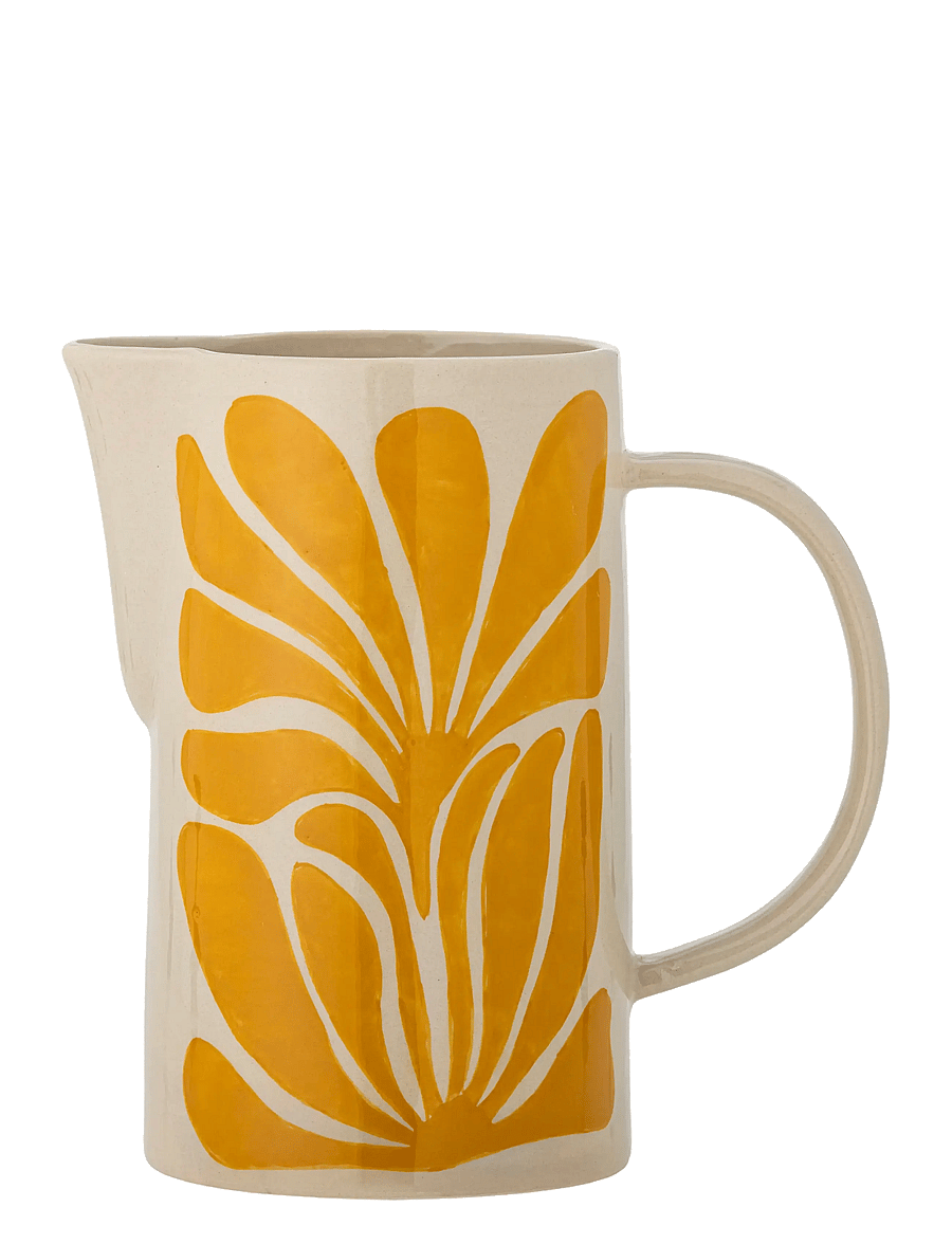 Bloomingville - Fauni Jug - wasserkaraffen - yellow - 1