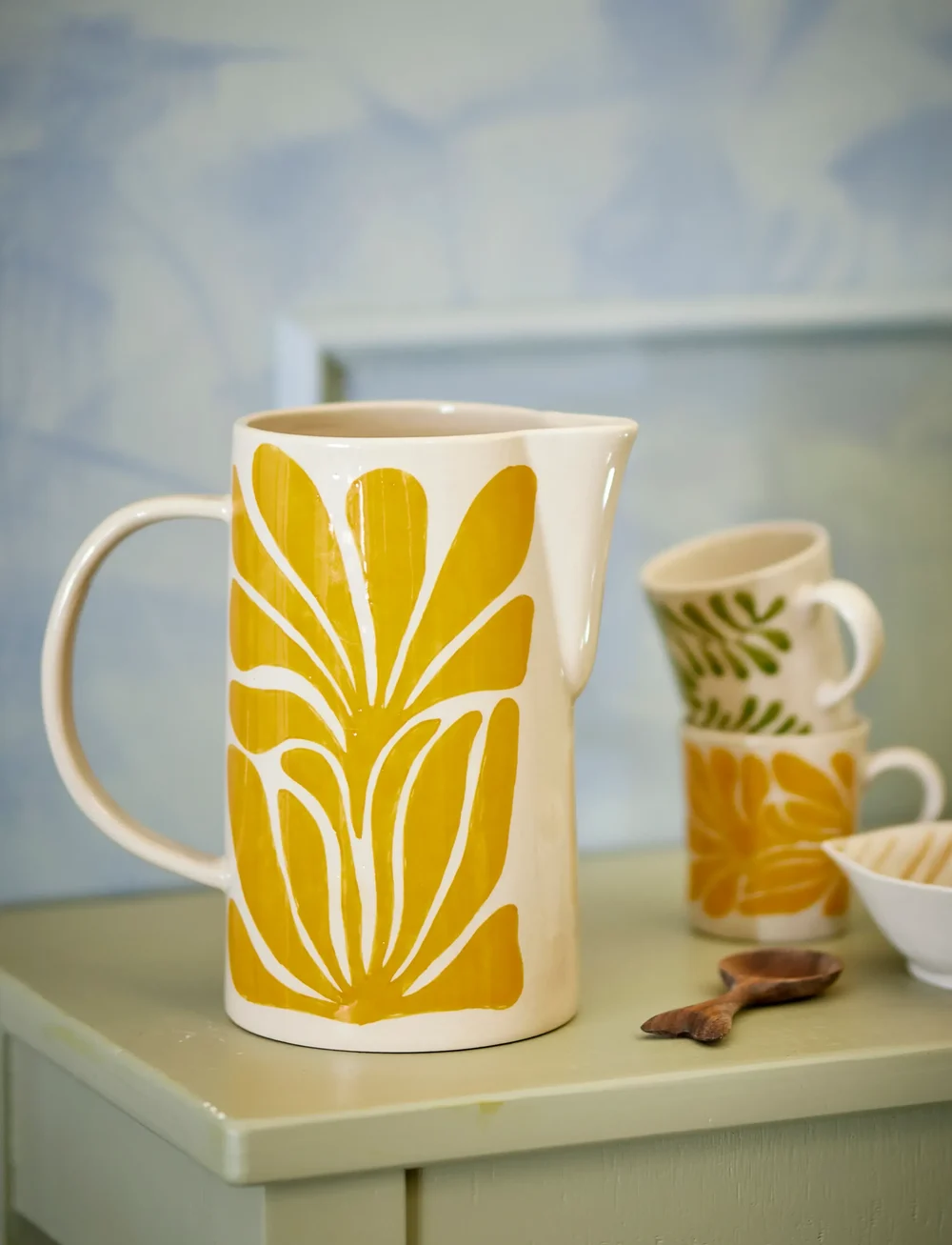 Bloomingville - Fauni Jug - nach preis einkaufen - yellow - 3