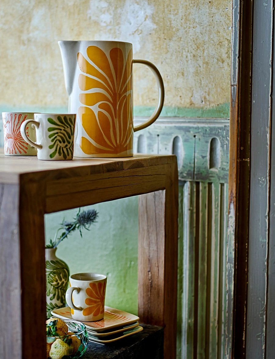 Bloomingville - Fauni Jug - wasserkaraffen - yellow - 4
