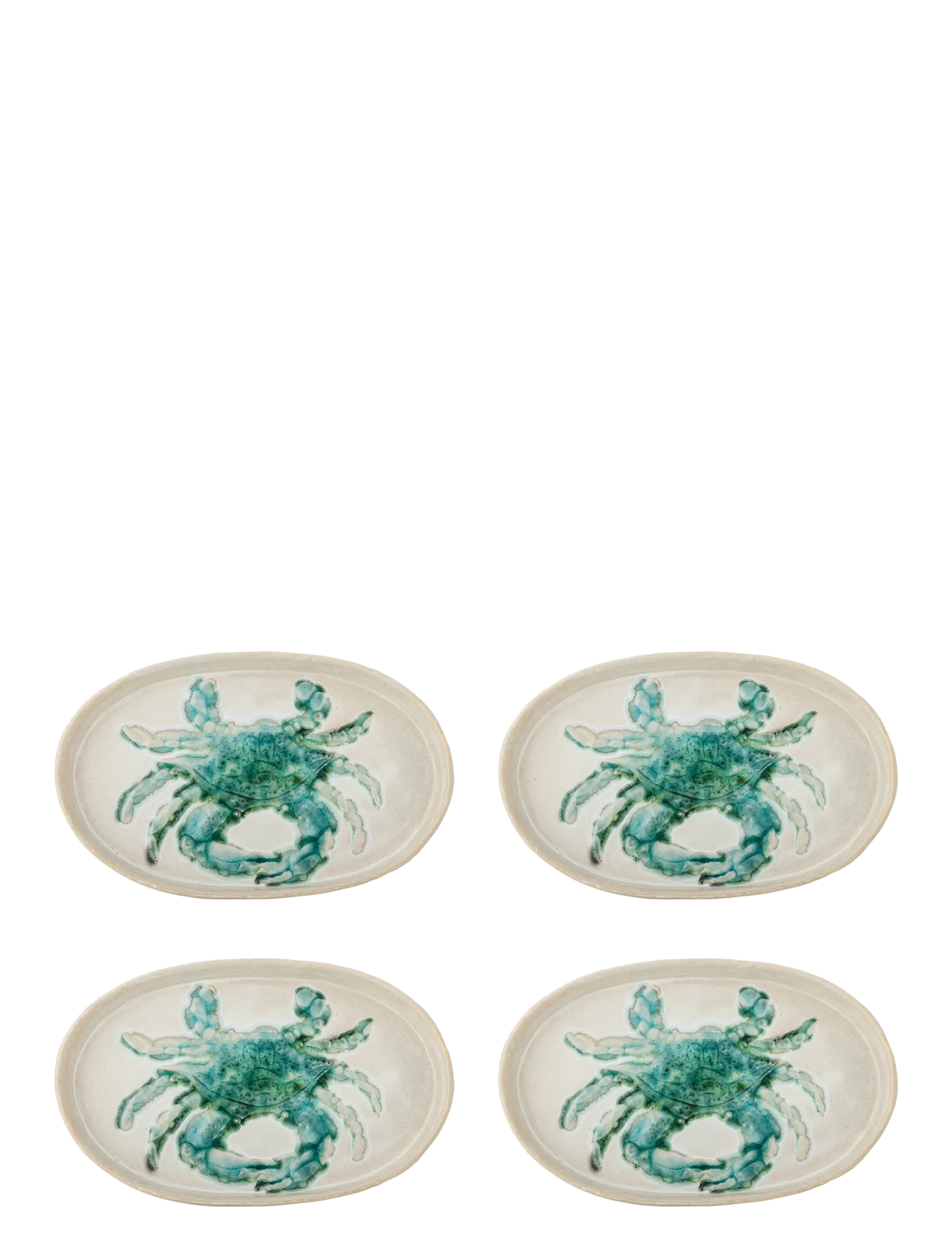 Bloomingville Hadden Plate, Small Plade, Grøn, Str: 29X18X2.5CM