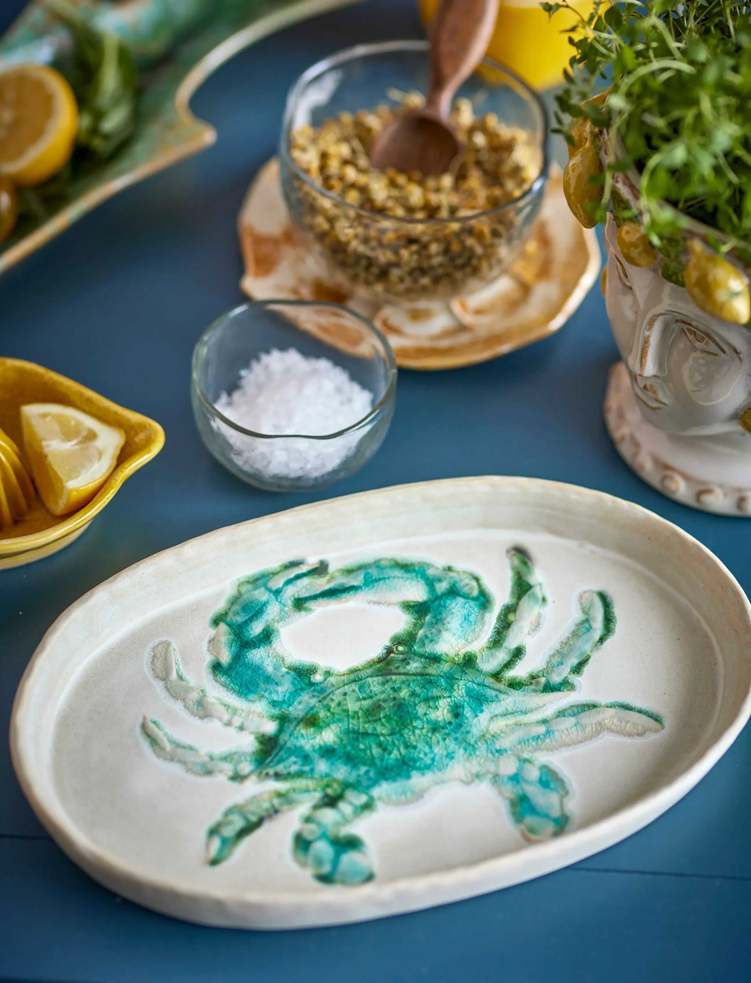 Bloomingville - Hadden Plate - small plates - green - 3