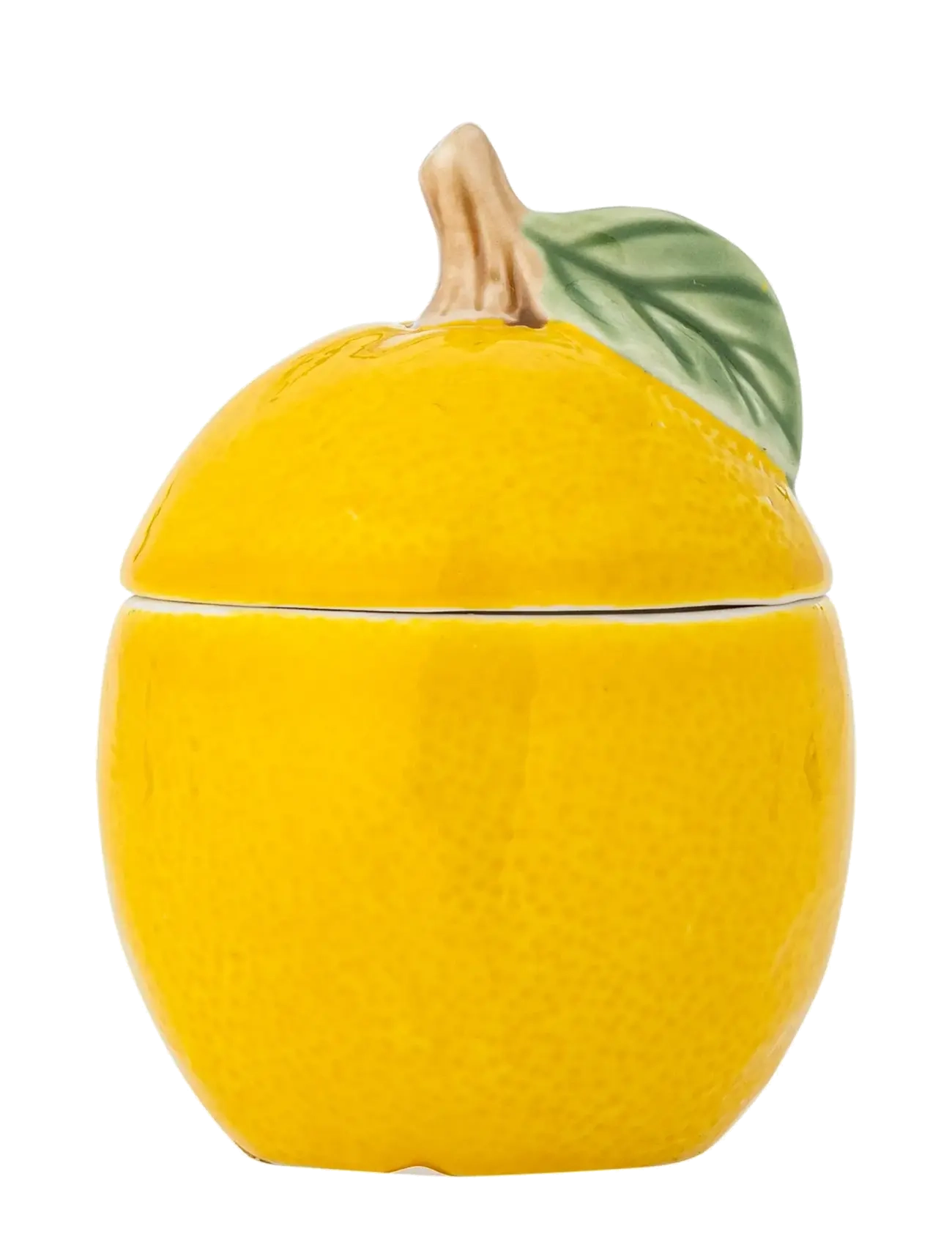 Bloomingville Limone Jar w/Lid - Köögis hoiustamine - YELLOW / yellow