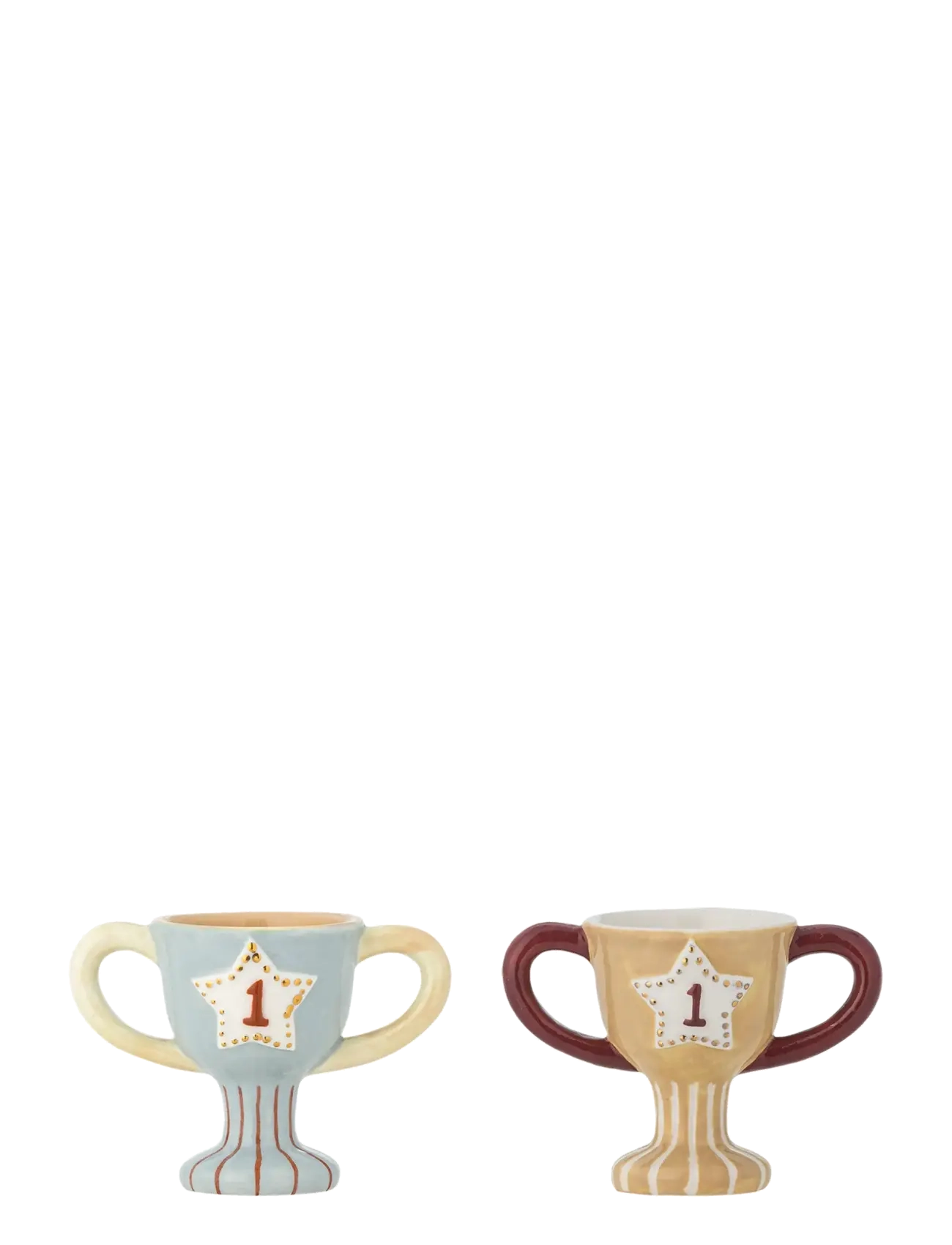 Bloomingville Trophy Egg Cup - Nyheter - BLUE / multi