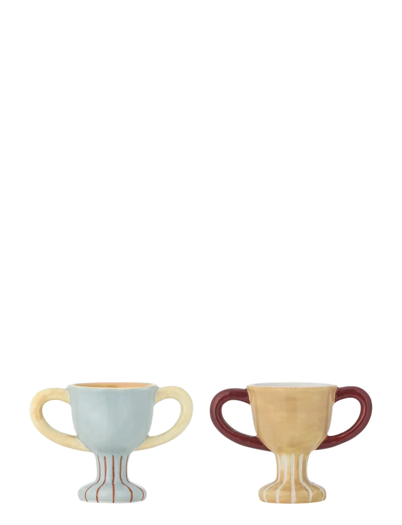 Bloomingville - Trophy Egg Cup - cups & mugs - blue - 3
