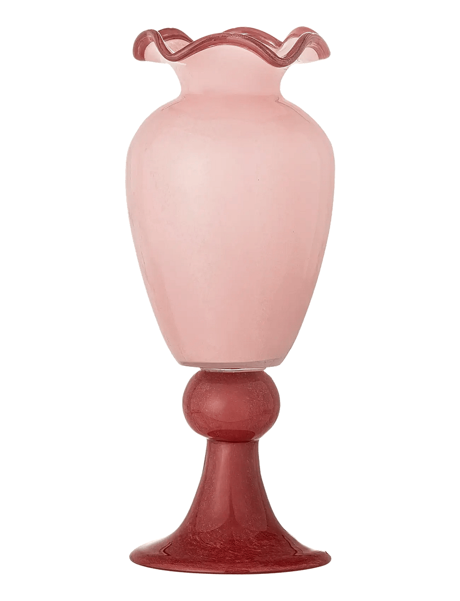 Bloomingville - Frills Vase - geburtstagsgeschenke - rose - 0