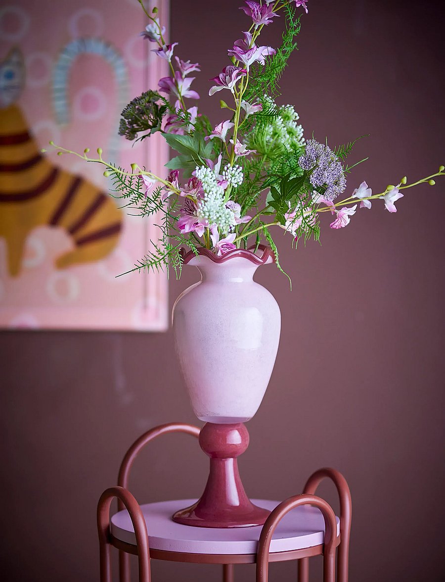 Bloomingville - Frills Vase - geburtstagsgeschenke - rose - 3