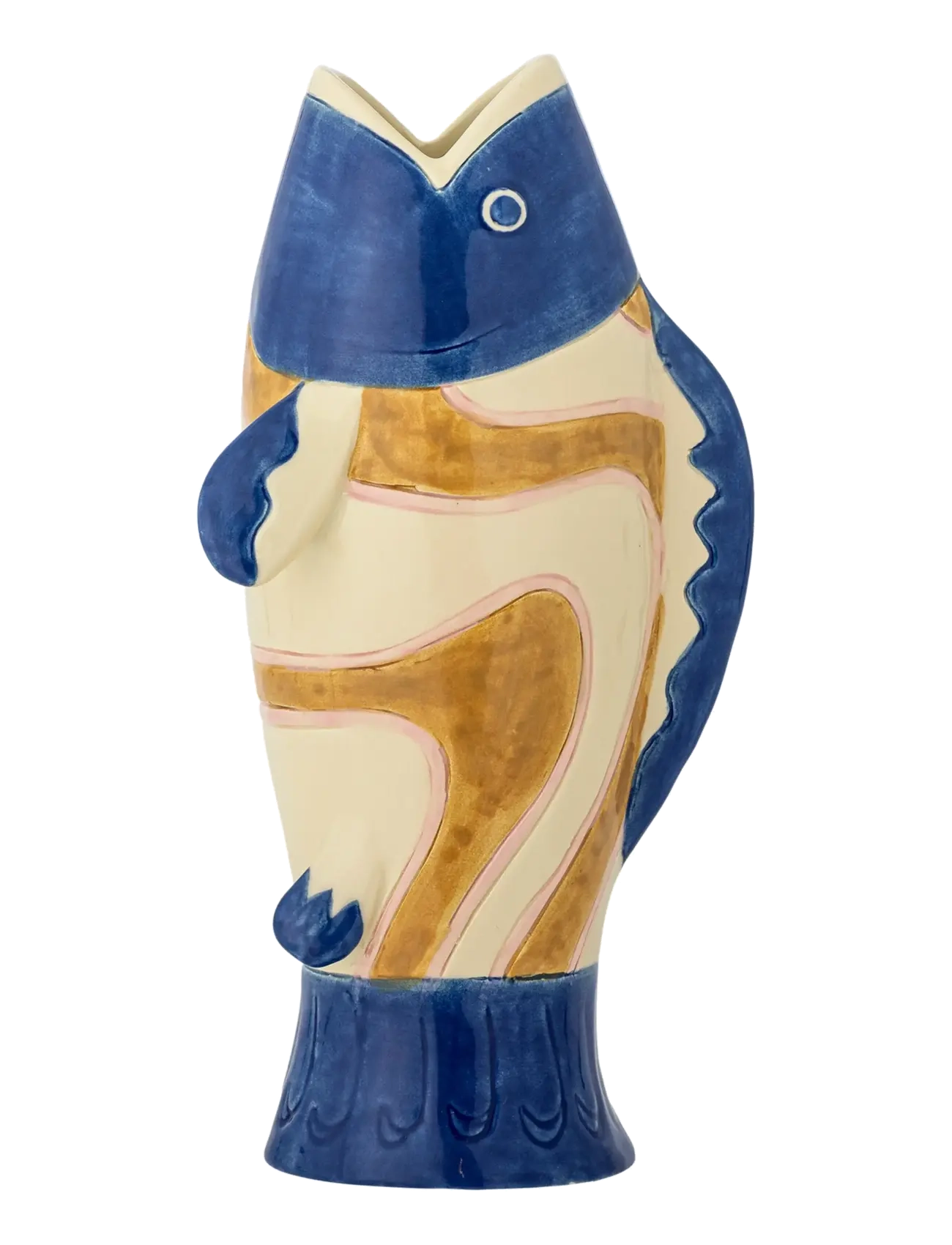 BLOOMINGVILLE Irving Vase Blau - 22 CM - Unisex