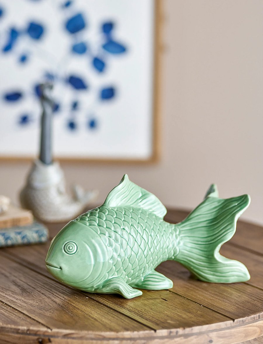 Bloomingville - Sukey Deco - figuren & skulpturen - green - 0