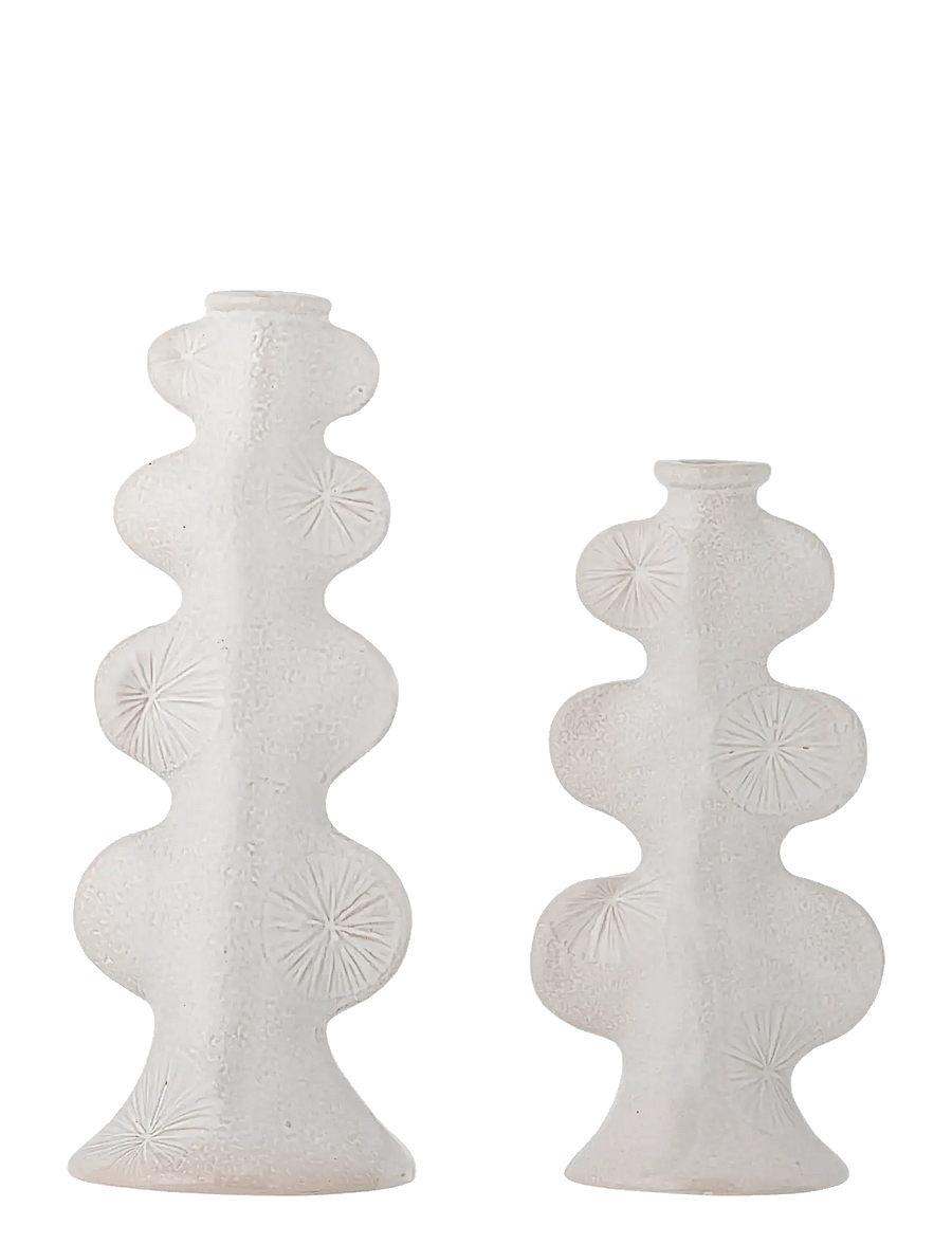 Bloomingville - Cason Candle Holder - kerzenständer - white - 1