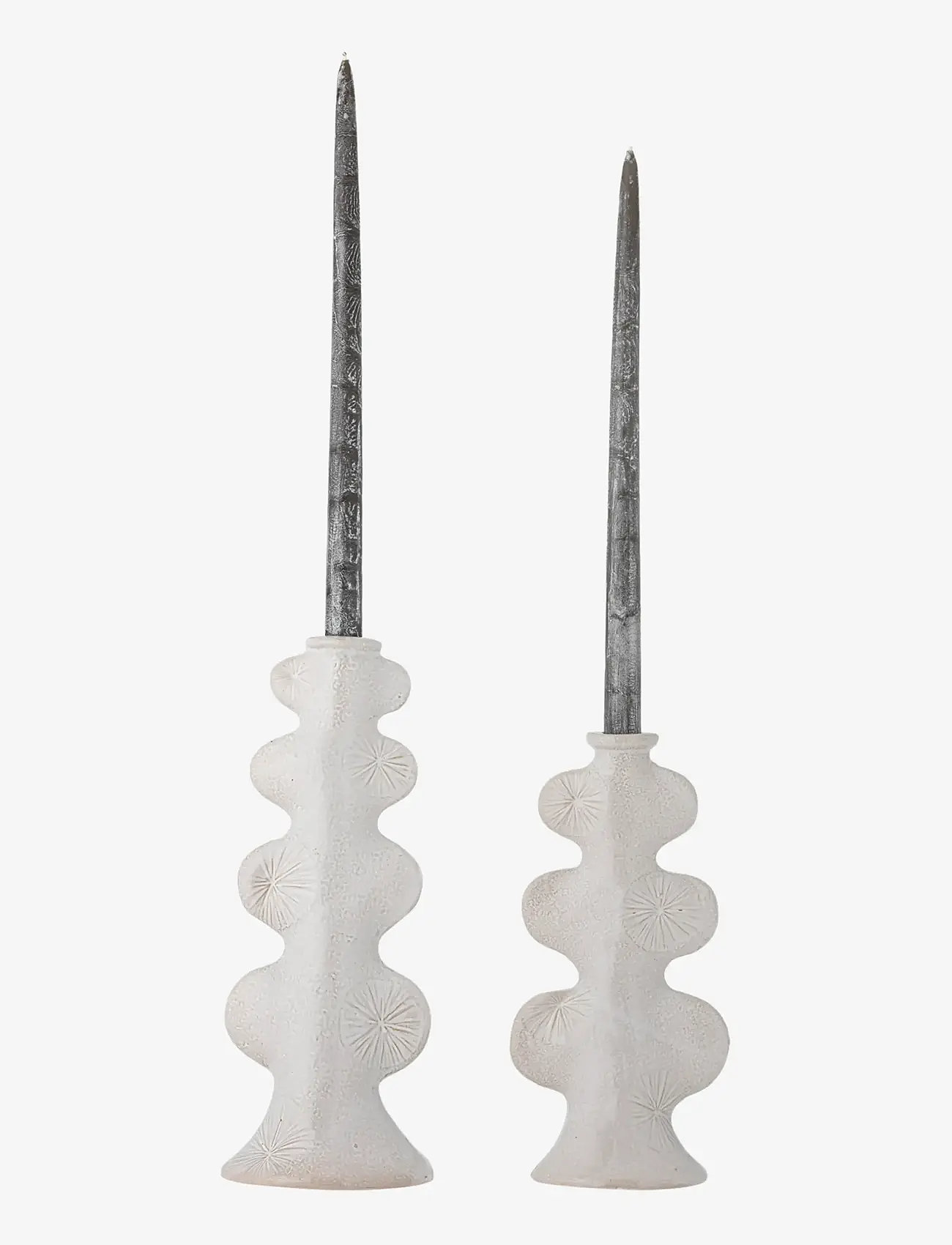 Bloomingville - Cason Candle Holder - lysestager - white - 1