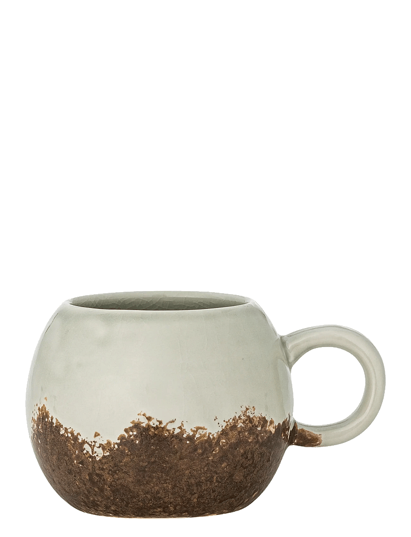 Bloomingville - Paula Mug, Brown, Stoneware - teetassen - brown - 0