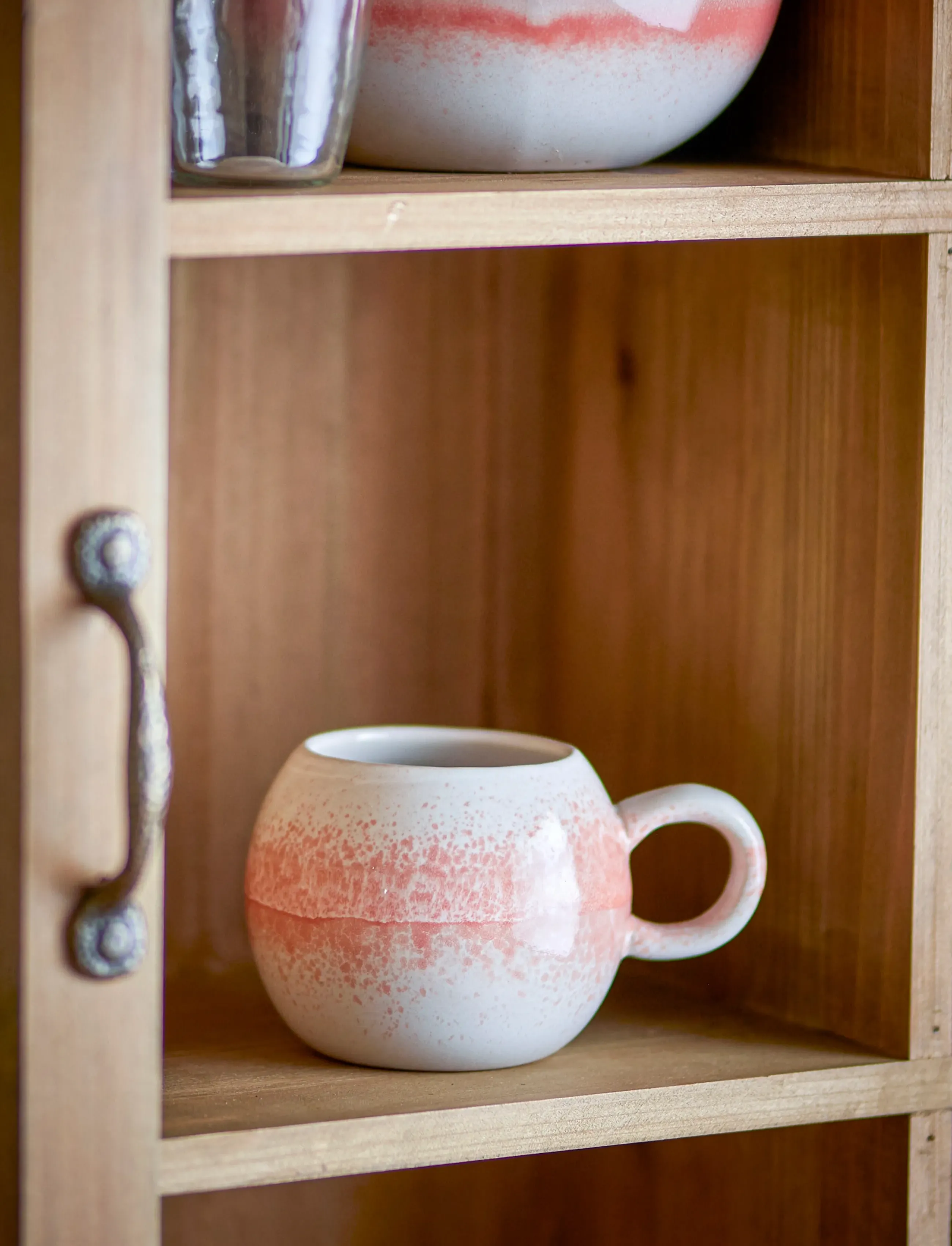 Bloomingville Paula Mug, 410 ml, Cups & Mugs, Orange - Coffee Cups, Homeware