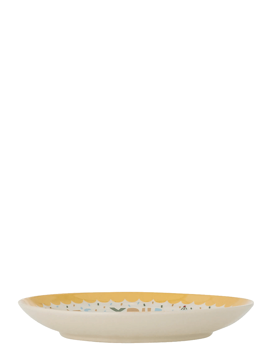 Bloomingville - Celebrate Plate - teller - yellow - 2