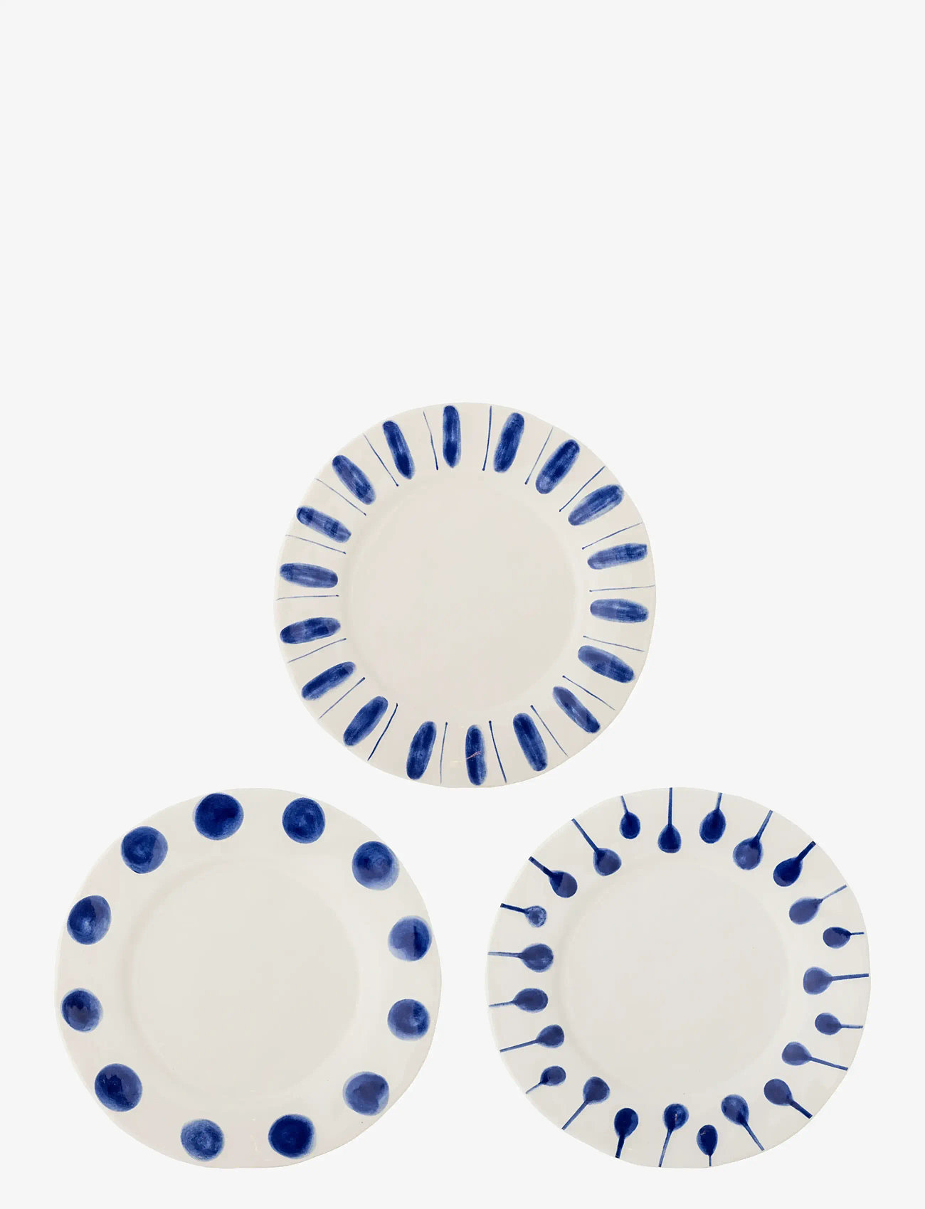 Bloomingville - Linora Plate - assietter - blue - 1