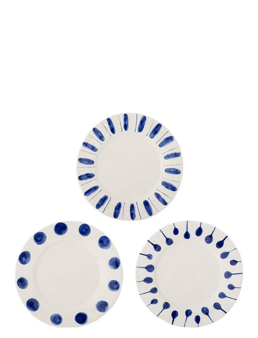 Bloomingville - Linora Plate - väikesed taldrikud - blue - 1