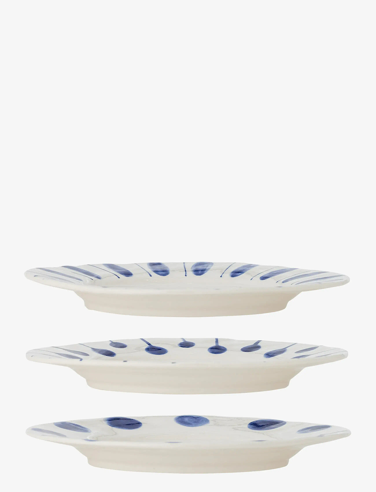 Bloomingville - Linora Plate - assietter - blue - 2