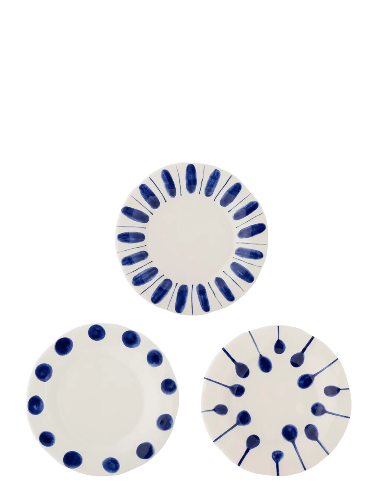 Bloomingville Linora Plate, Small Plade, Blå, Str: Ø 22 CM