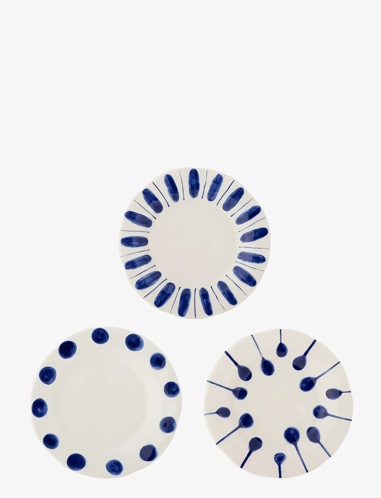 Bloomingville - Linora Plate - assietter - blue - 1