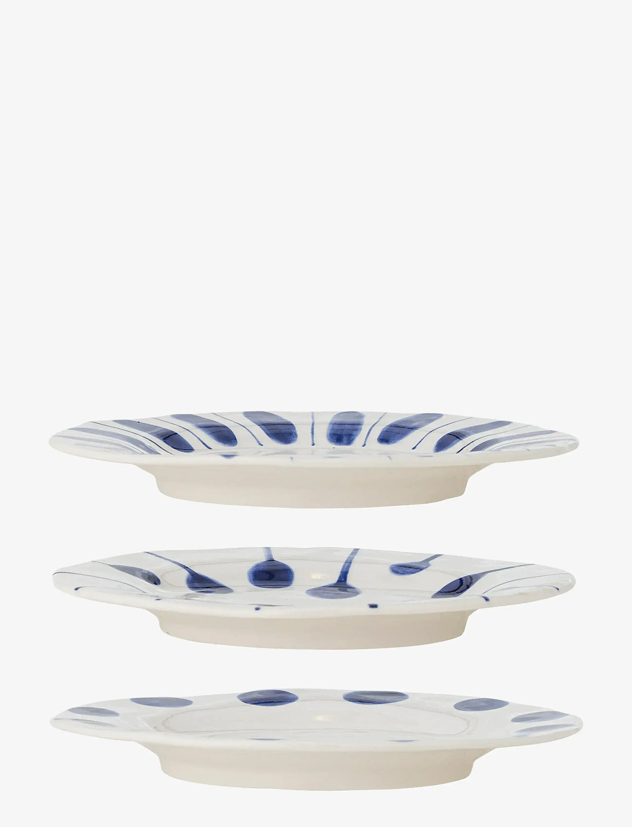 Bloomingville - Linora Plate - assietter - blue - 2