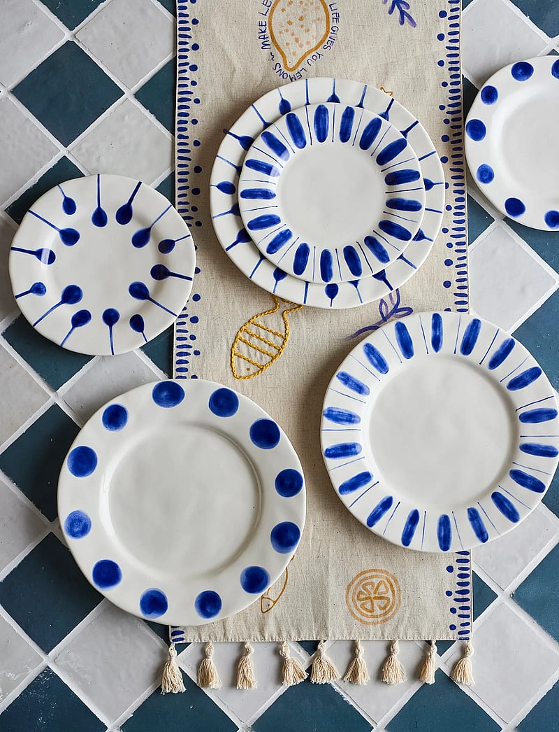 Bloomingville - Linora Plate - väikesed taldrikud - blue - 3