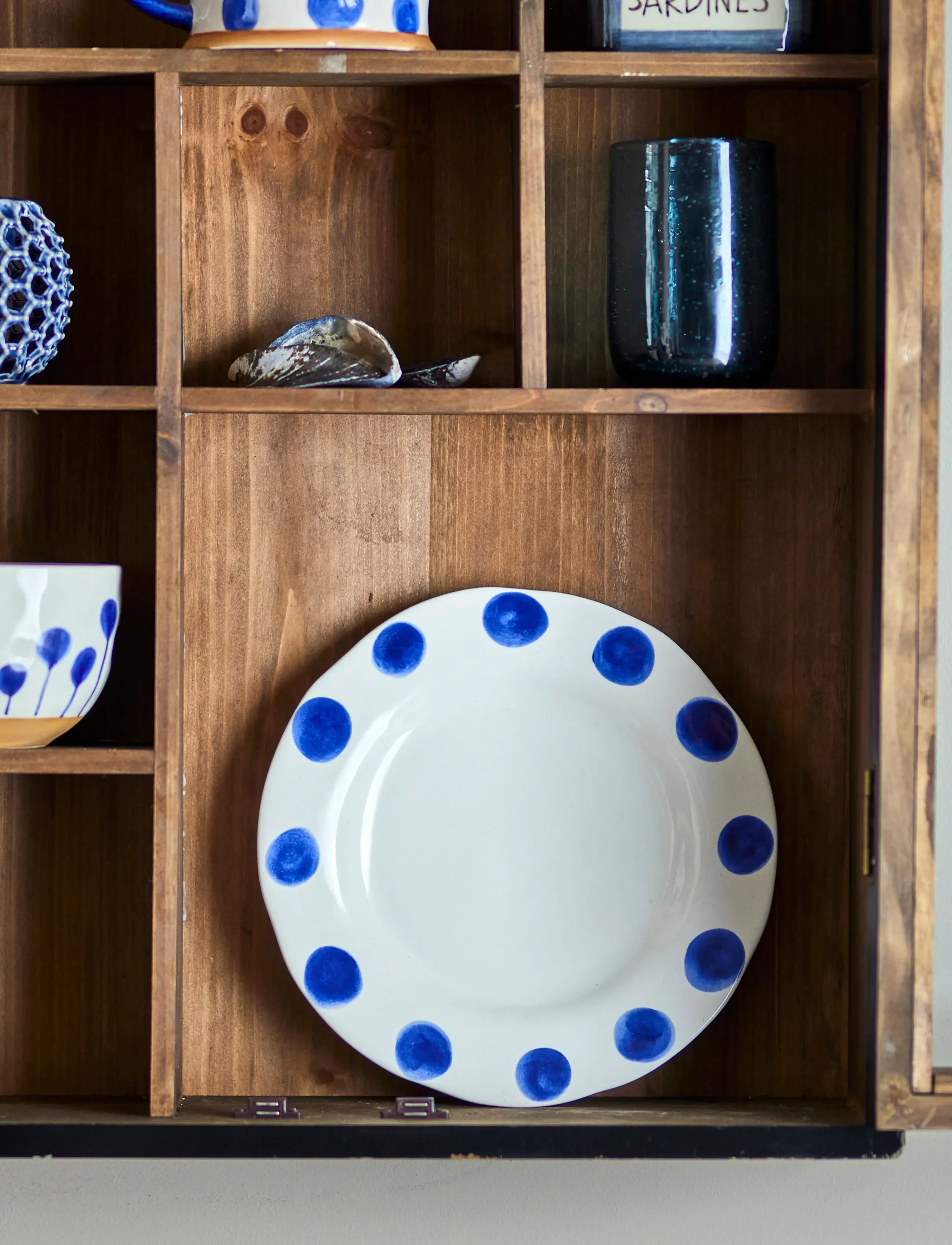 Bloomingville - Linora Plate - asietter - blue - 4