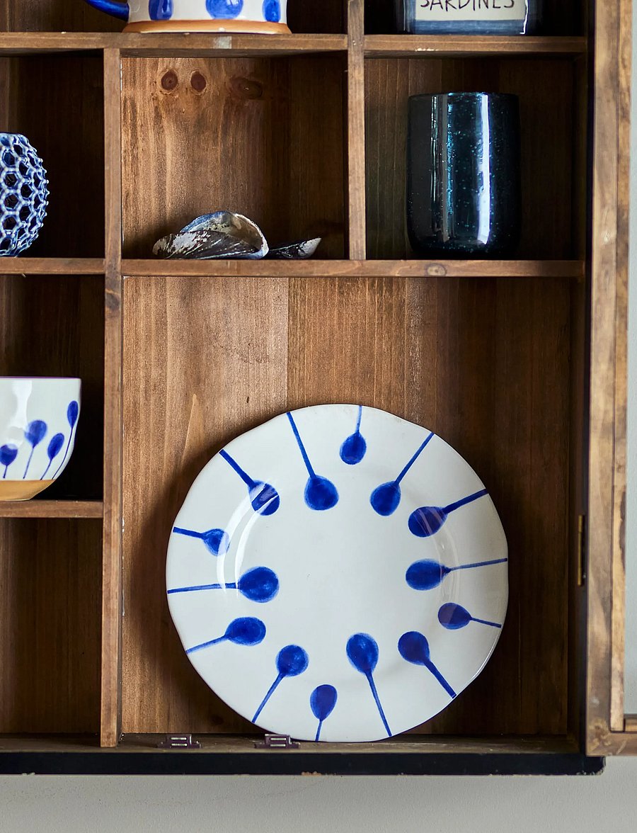 Bloomingville - Linora Plate - väikesed taldrikud - blue - 5