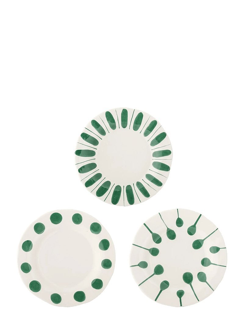 Bloomingville - Linora Plate - speiseteller - green - 1