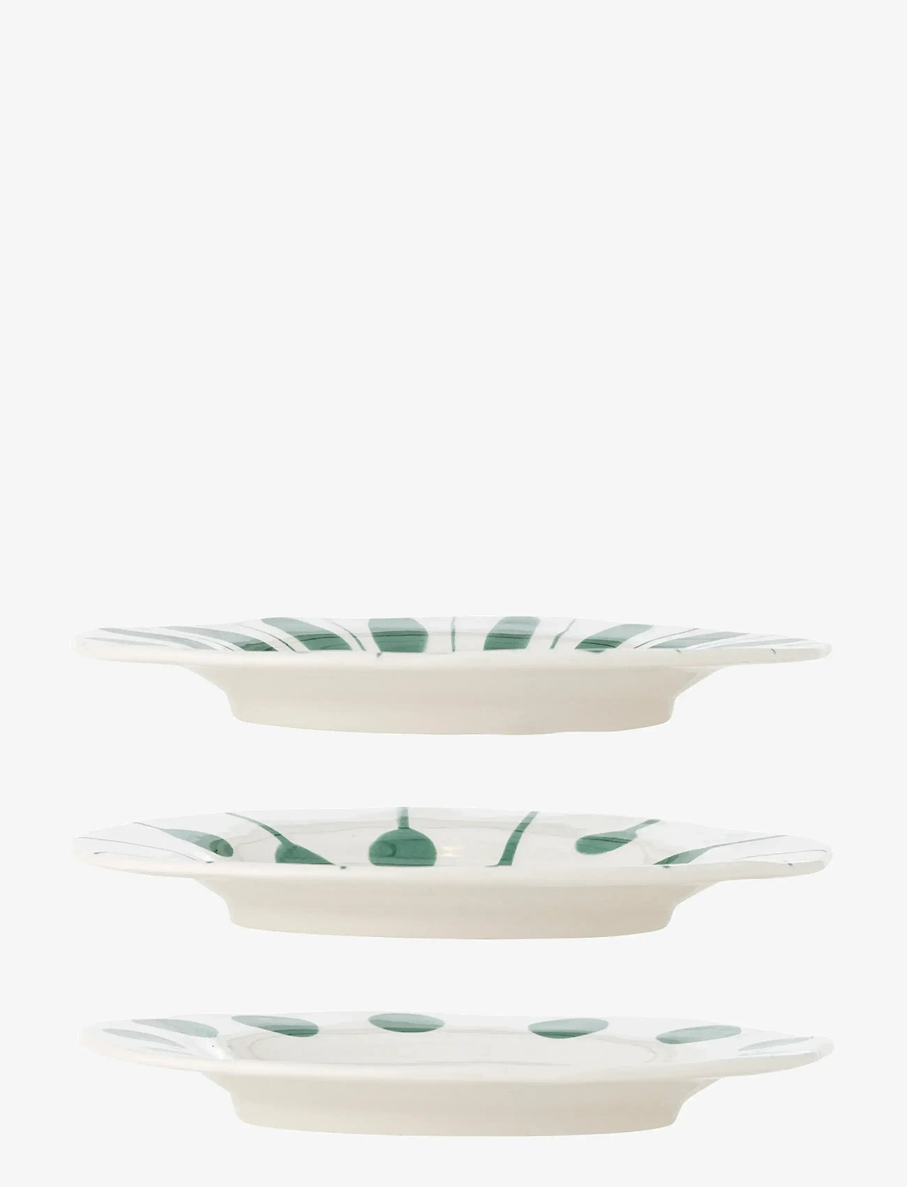 Bloomingville - Linora Plate - speiseteller - green - 2