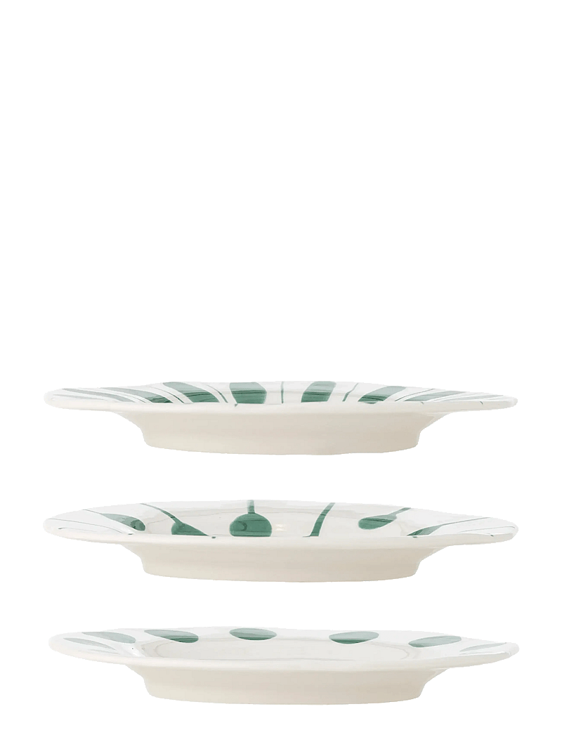 Bloomingville - Linora Plate - speiseteller - green - 2