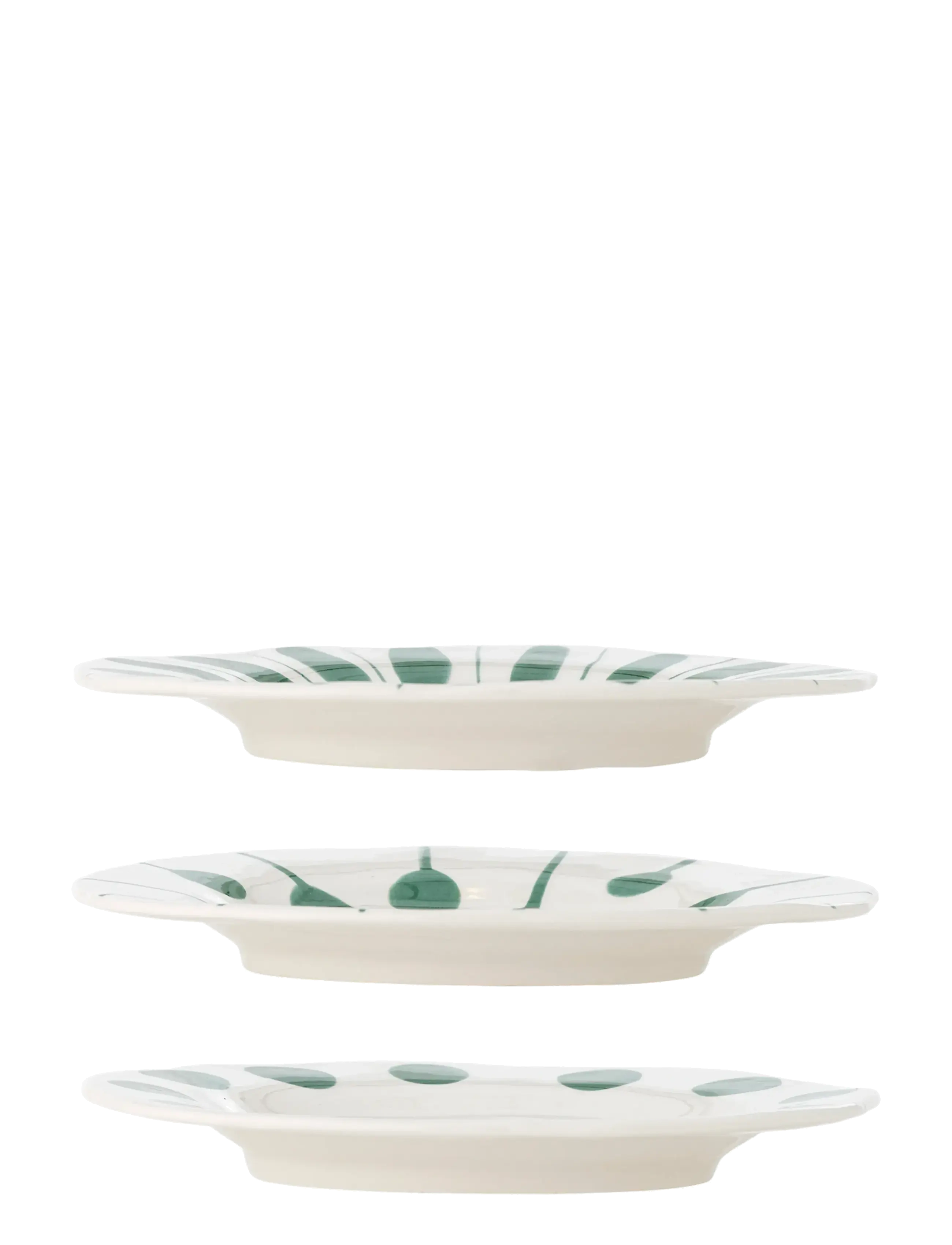 Bloomingville - Linora Plate - small plates - green - 2