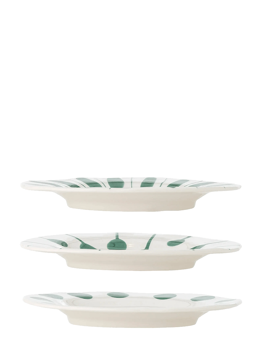 Bloomingville - Linora Plate - frühstücksteller - green - 2