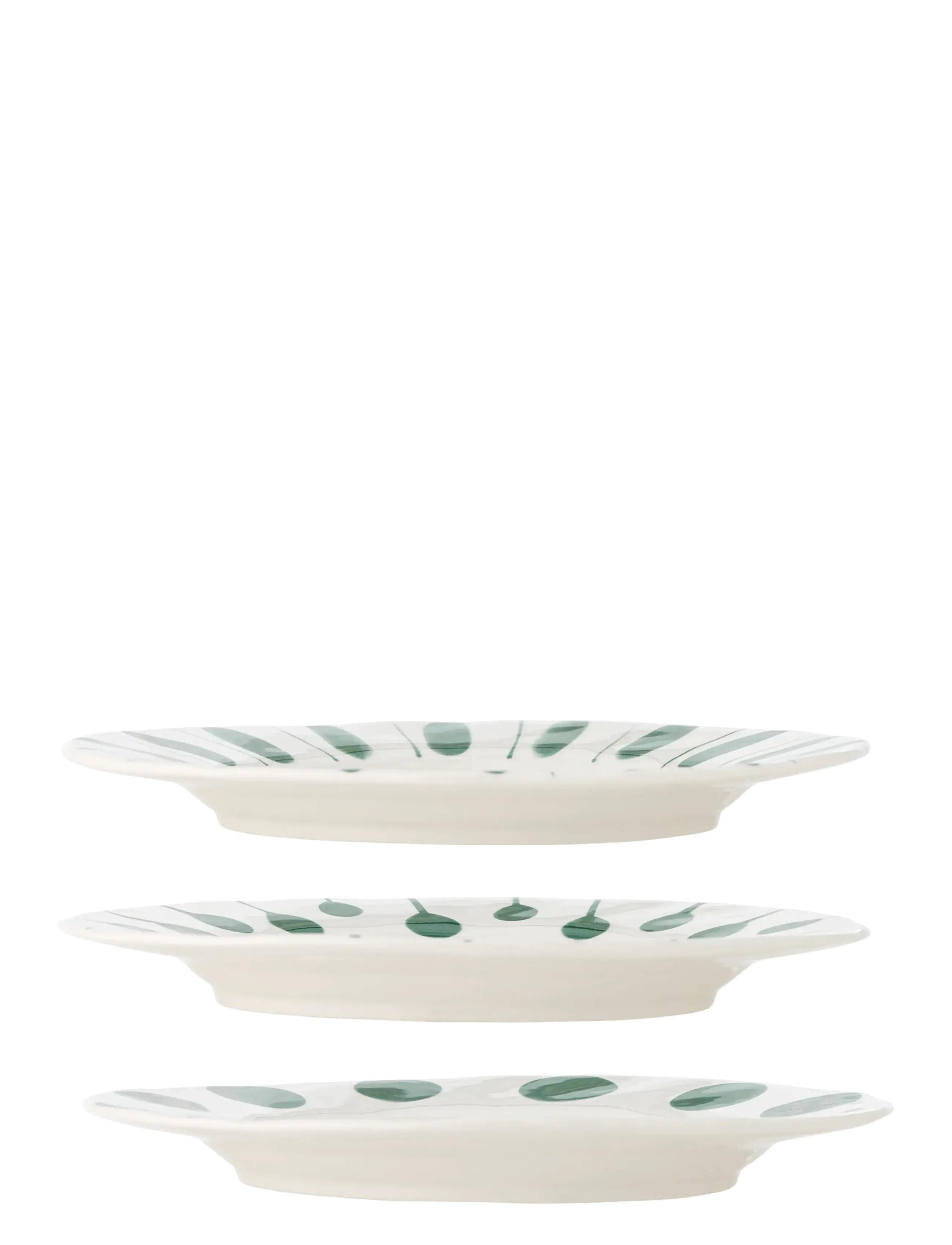 Bloomingville - Linora Plate - asietter - green - 1