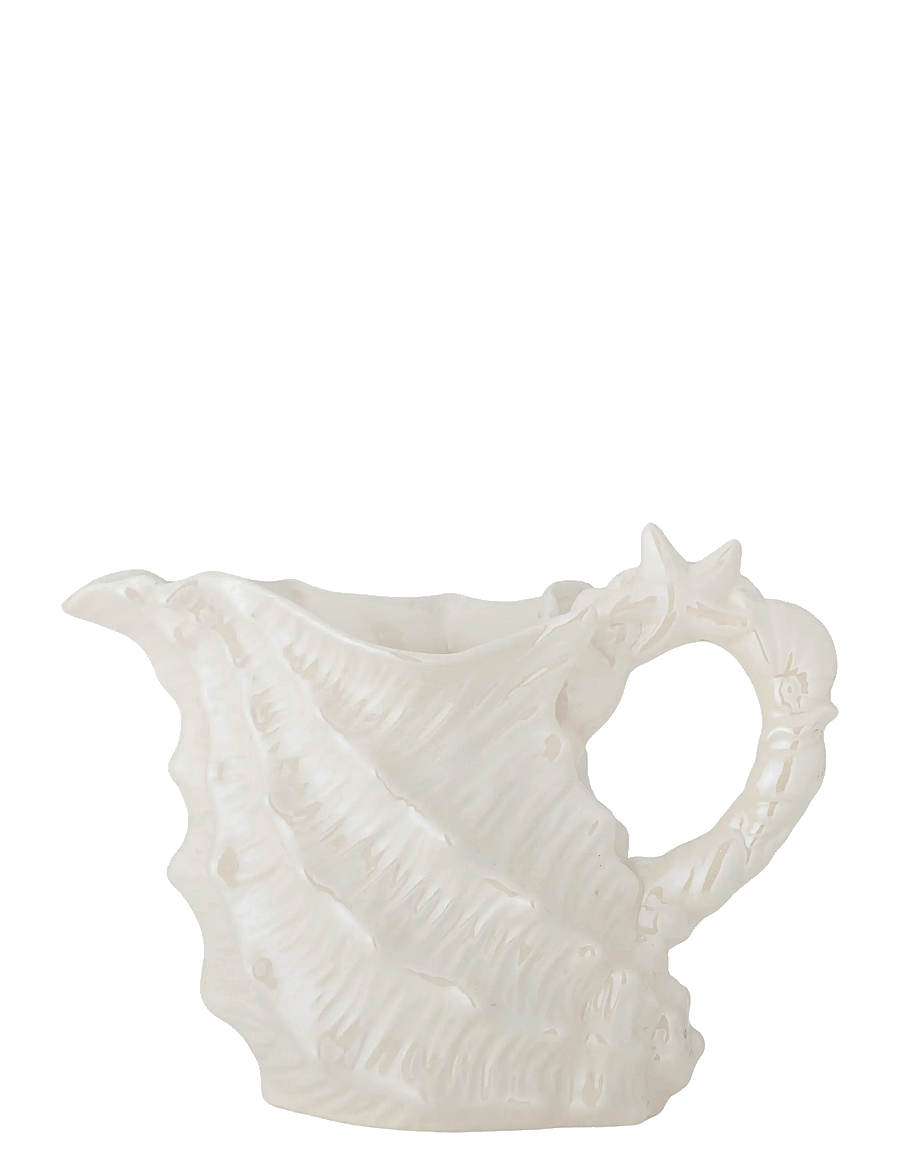 Bloomingville - Shellie Jug - wasserkaraffen - white - 0
