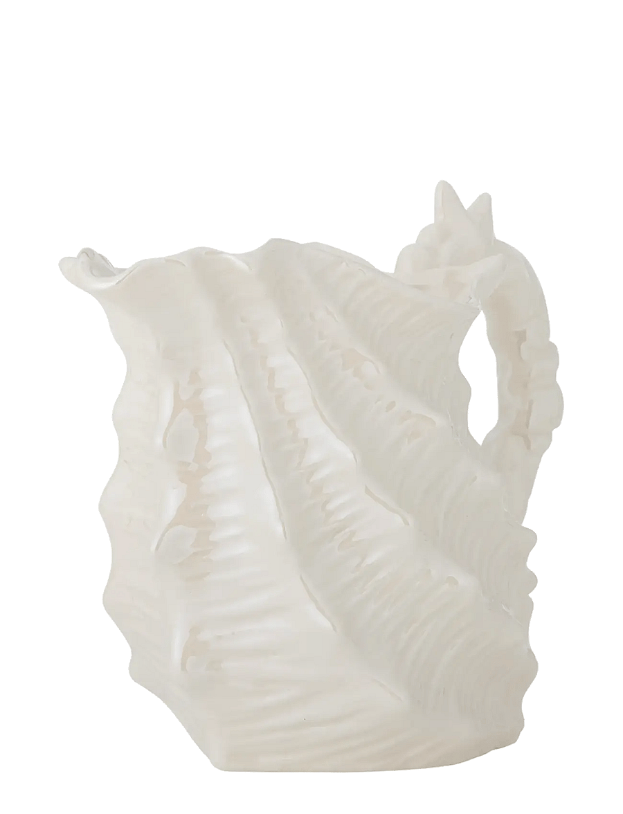 Bloomingville - Shellie Jug - wasserkaraffen - white - 1