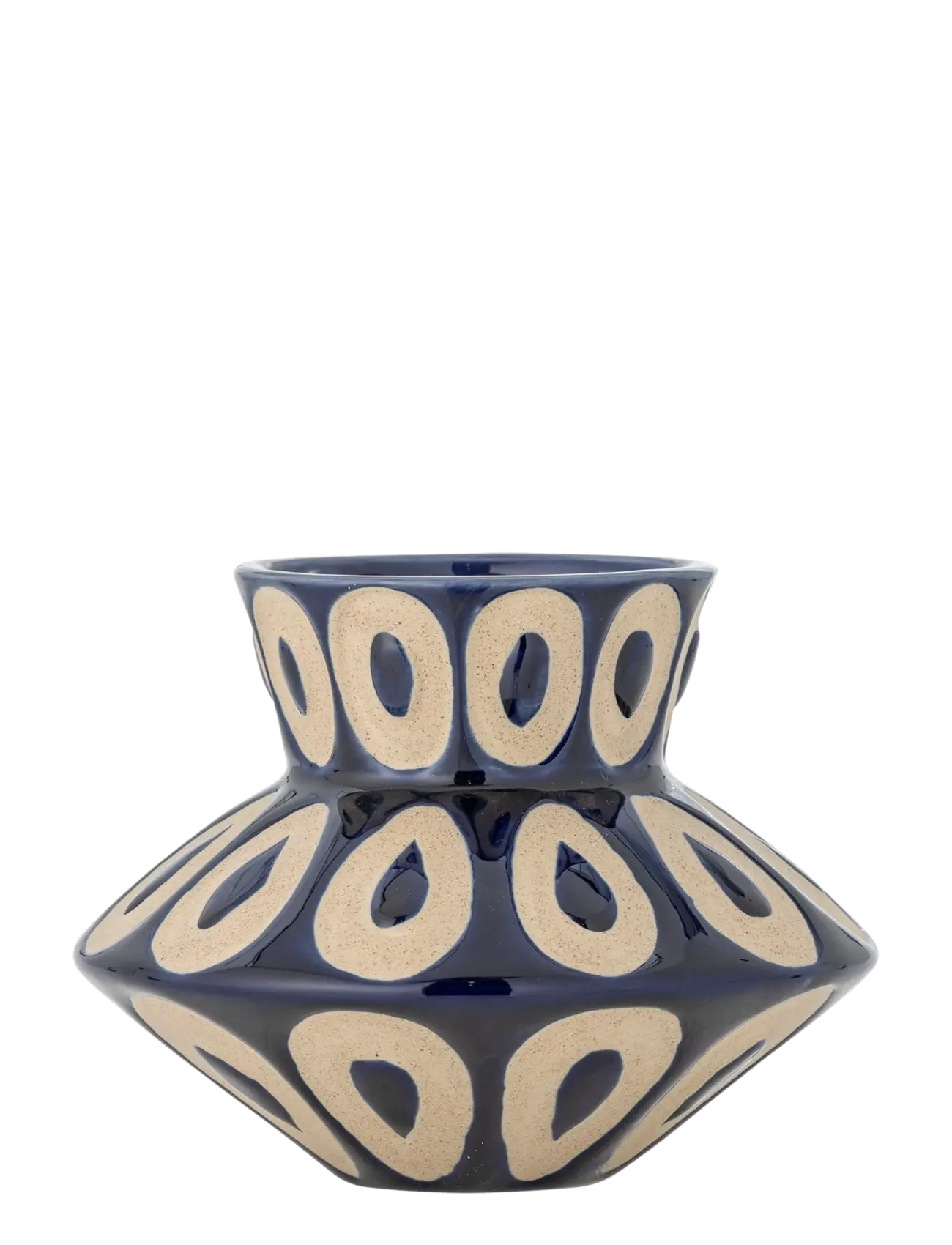 Bloomingville Bashir Vase - Einrichtung - BLUE / navy