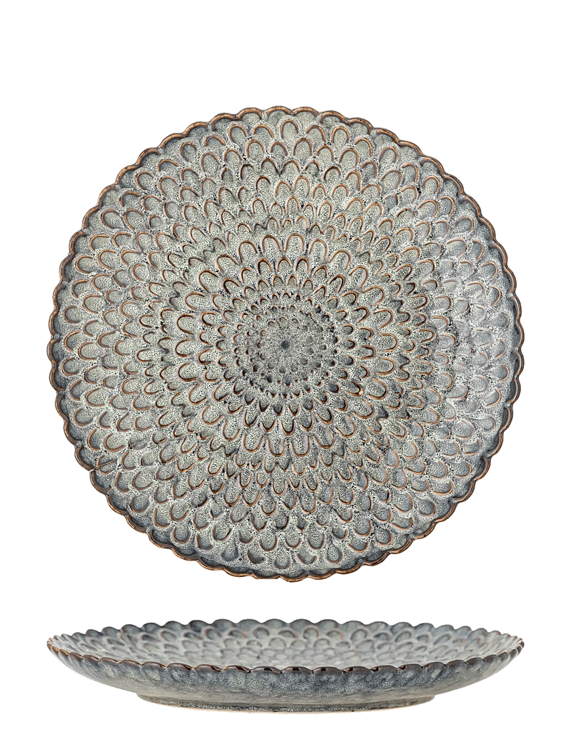 Bloomingville - Katrina Plate - praetaldrikud - grey - 3