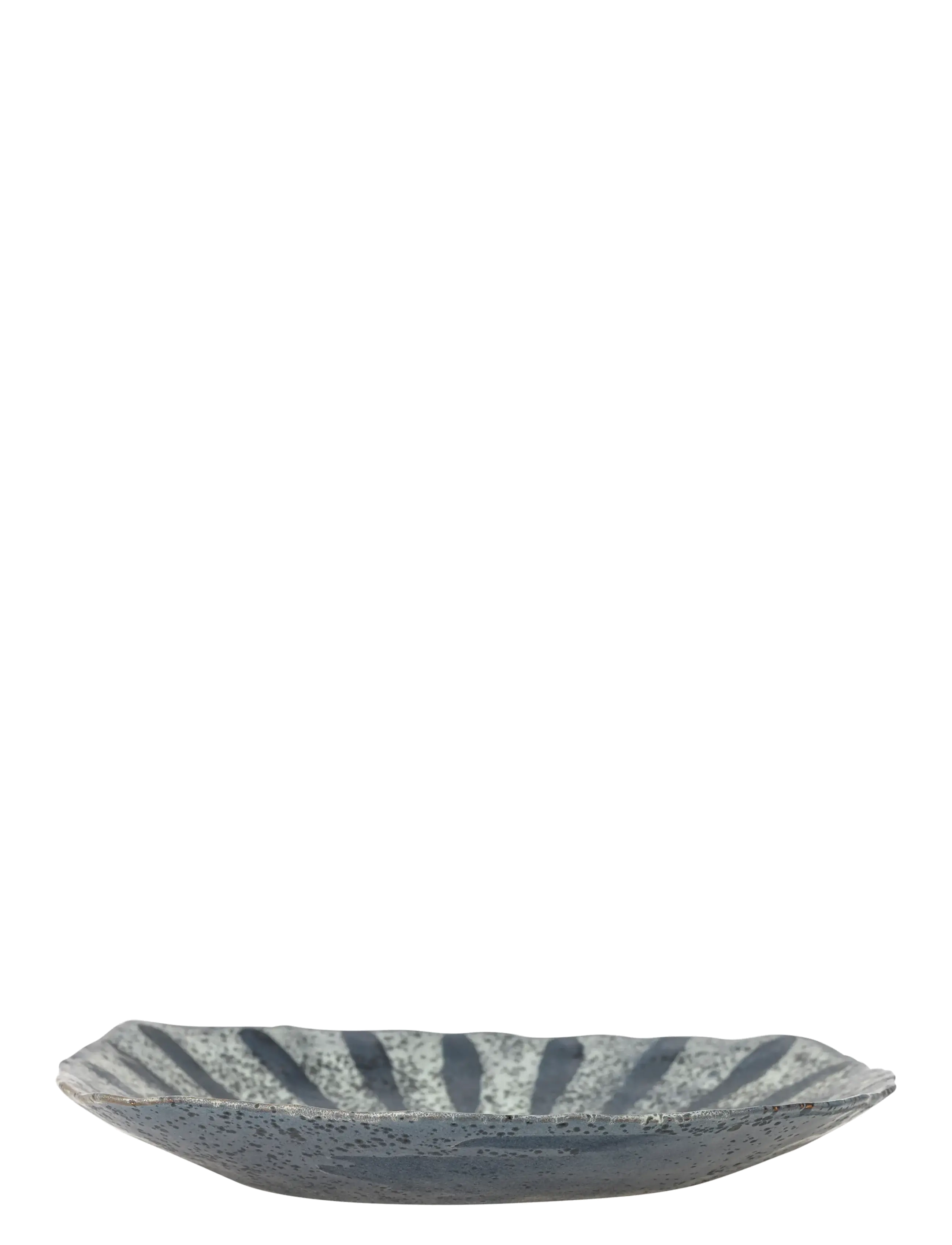 Bloomingville - Ramie Serving Plate - plats de service & plateaux - grey - 2