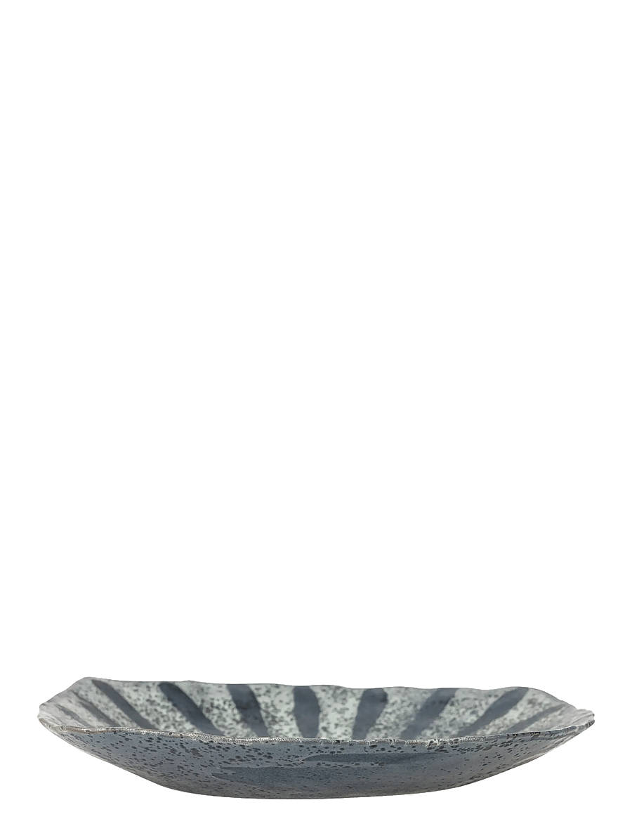 Bloomingville - Ramie Serving Plate - servierplatten - grey - 2