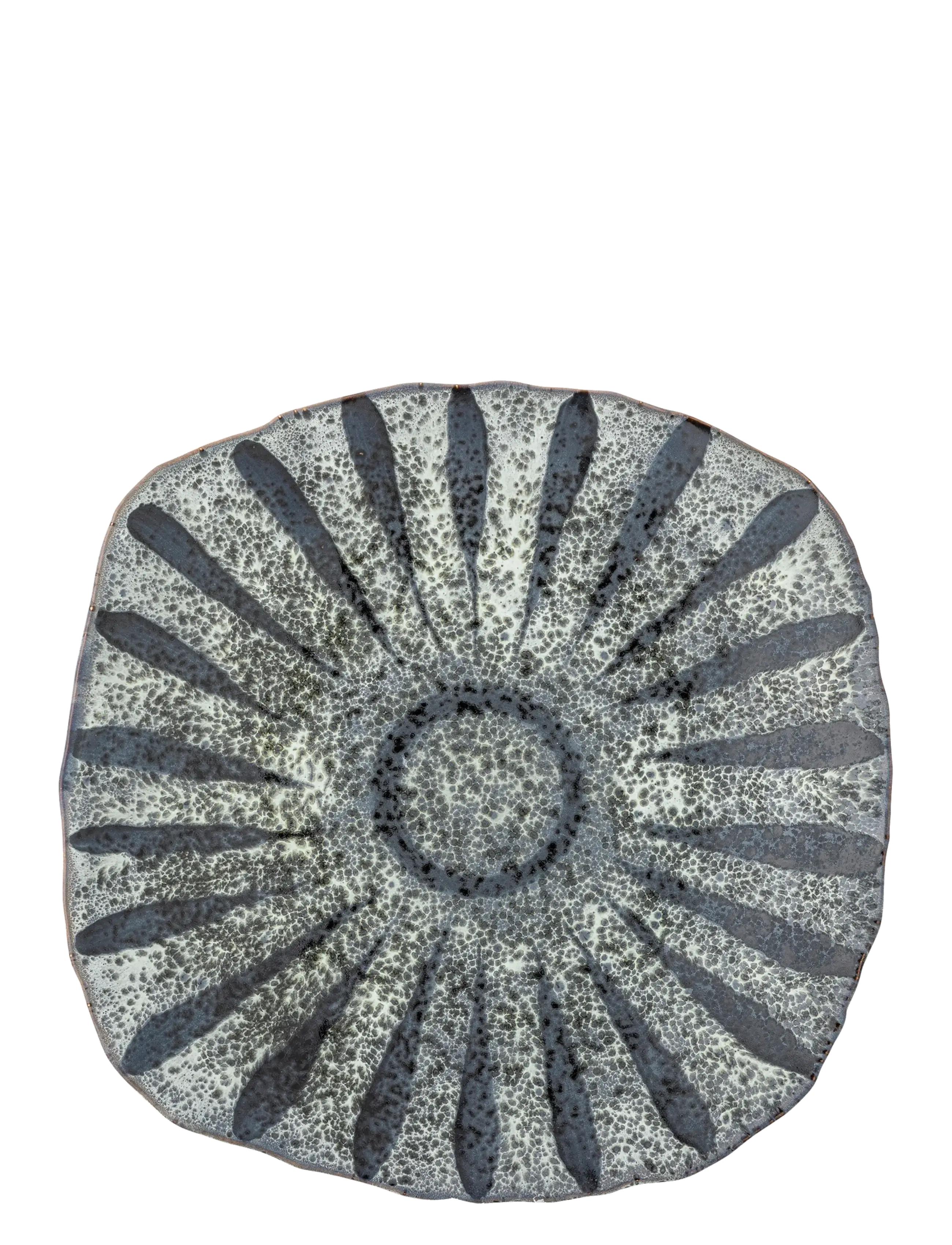 Bloomingville - Ramie Serving Plate - plats de service & plateaux - grey - 3