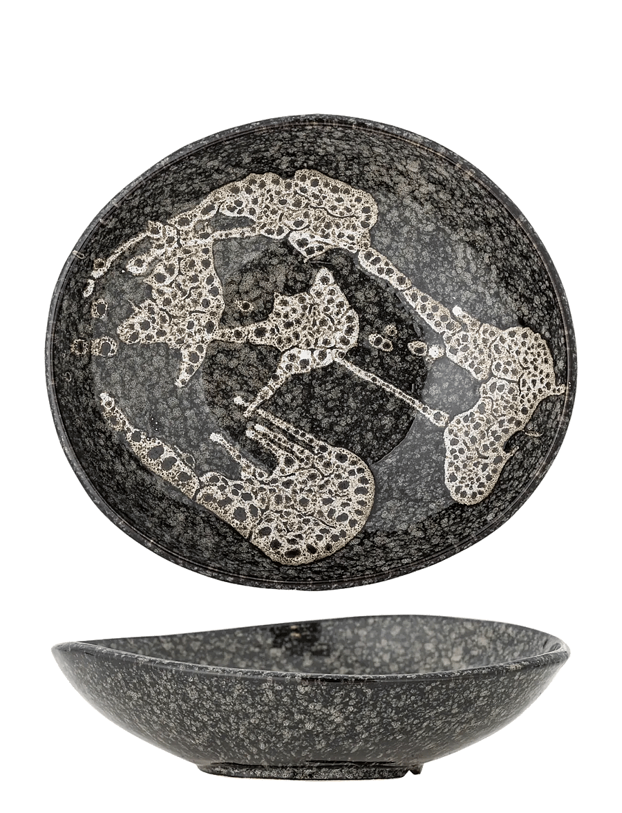 Bloomingville - Sway Bowl - servierschalen - grey - 1
