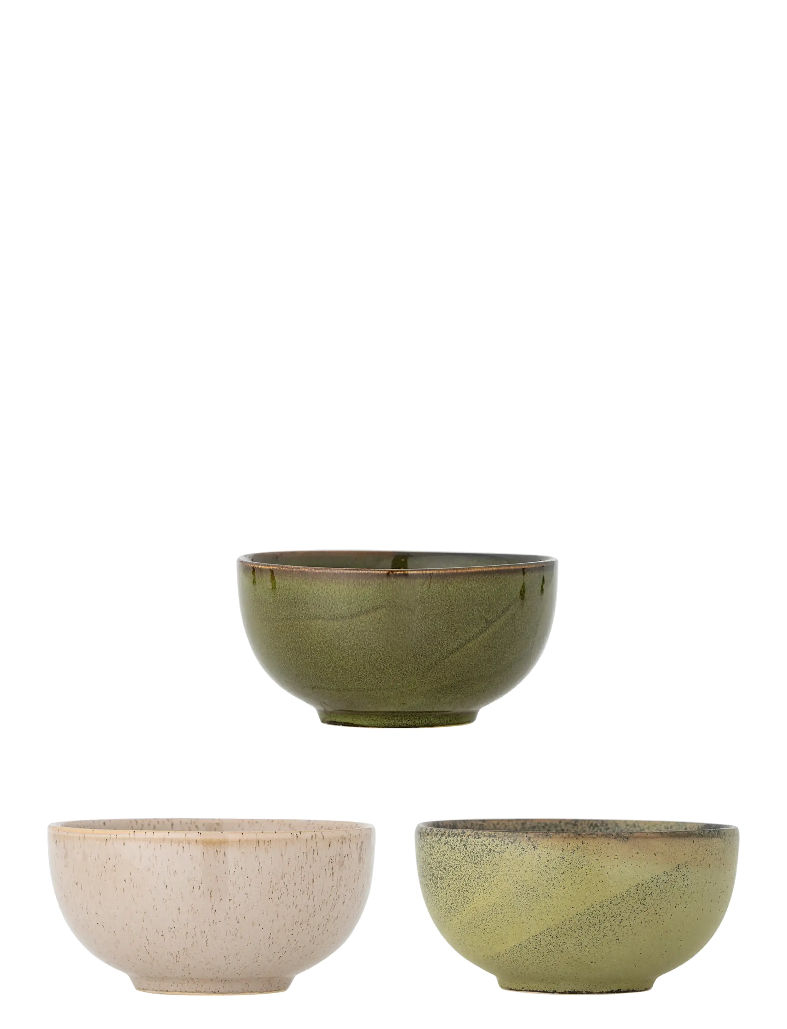 Bloomingville Addison Bowl - Borðbúnaður - GREEN / khaki/green