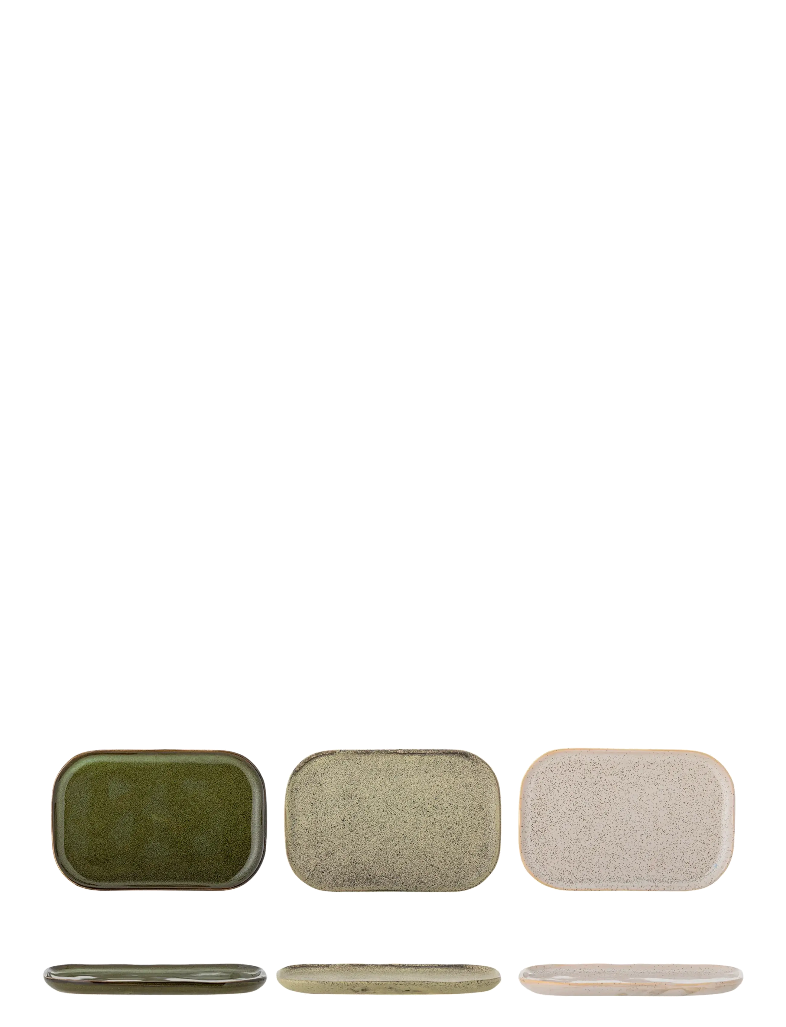 Bloomingville Addison Plate - Borðbúnaður - GREEN / khaki/green