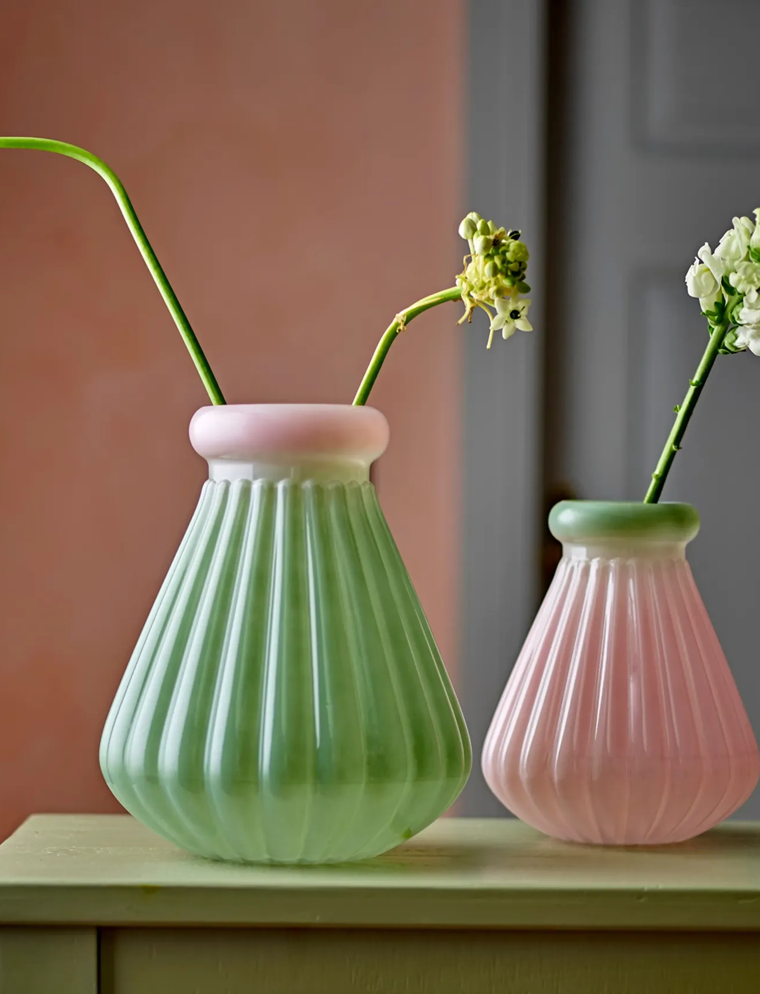Bloomingville - Judith Vase - vasen - green - 2