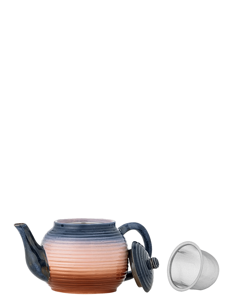 Bloomingville - Tatum Teapot w/Strainer - teekannen - multi-coloured - 4