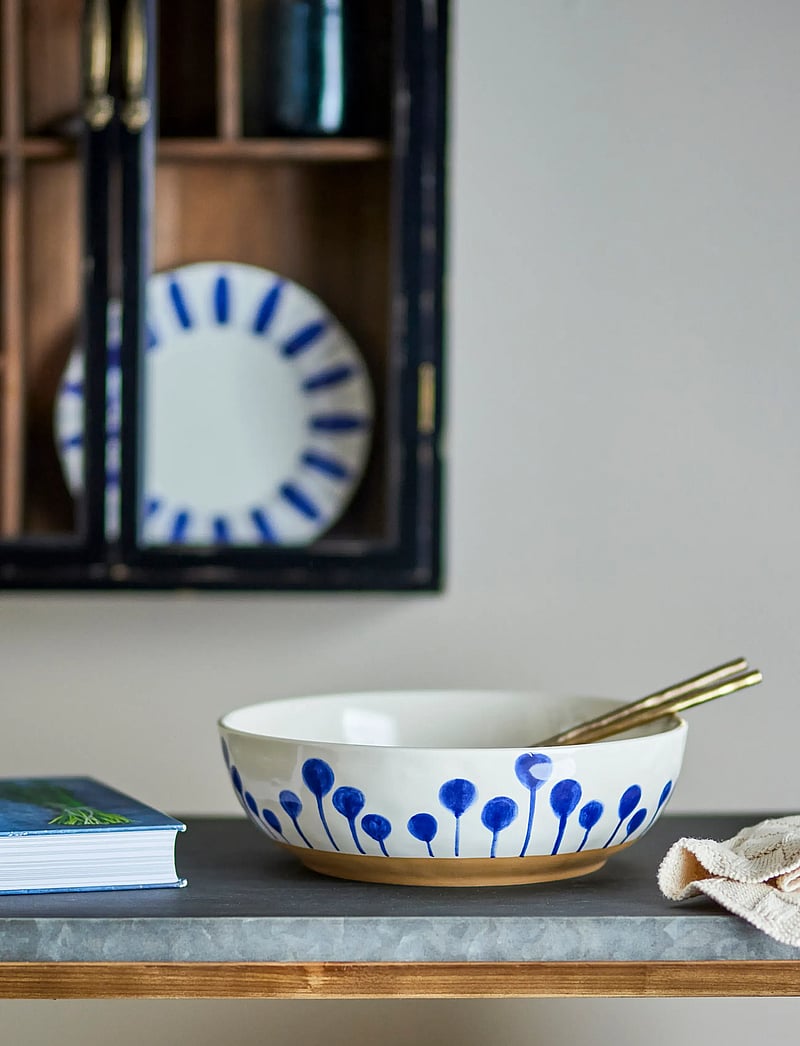 Bloomingville - Linora Bowl - servierschalen - blue - 0