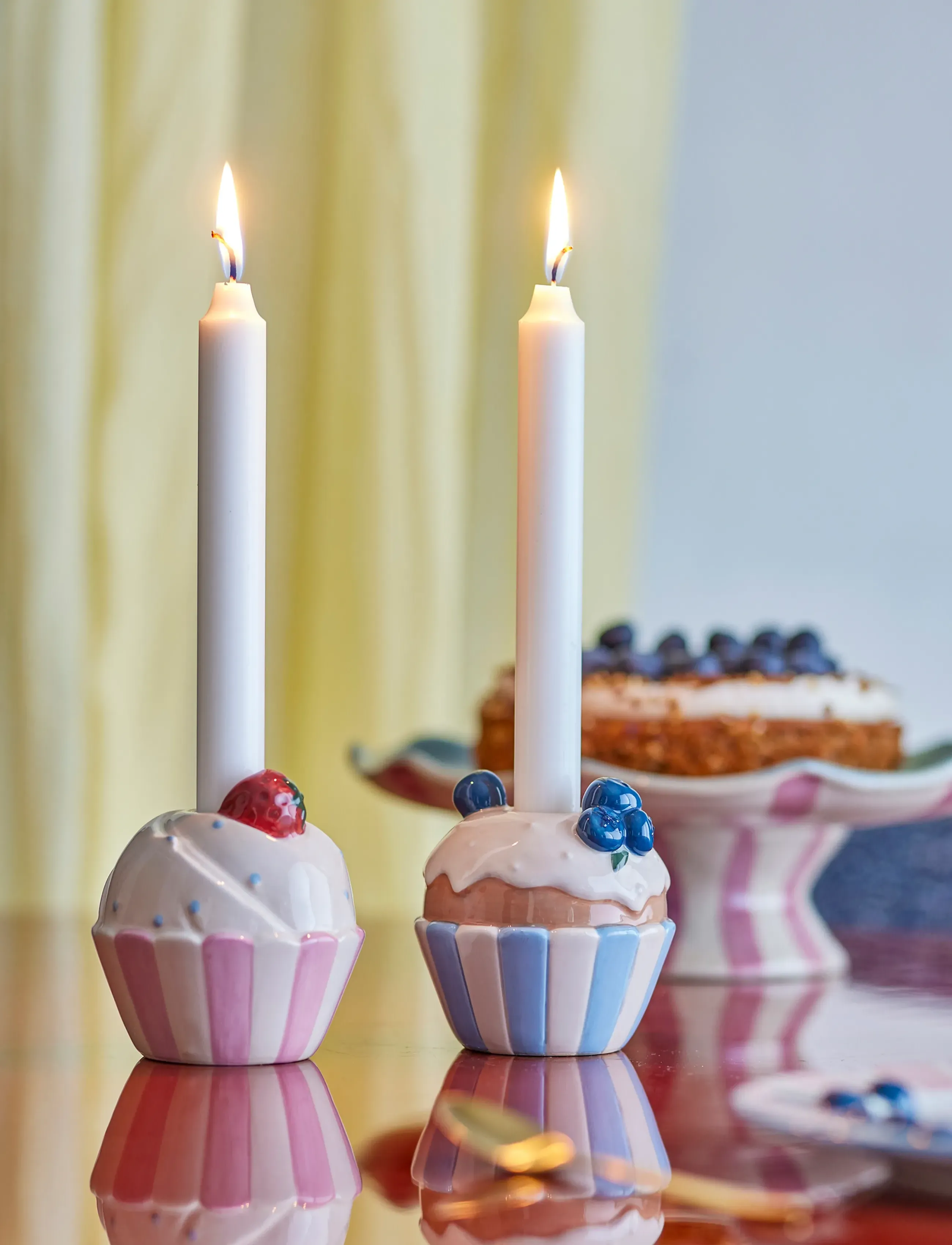 Bloomingville - Chip Candle Holder - chandeliers - multi-coloured - 4