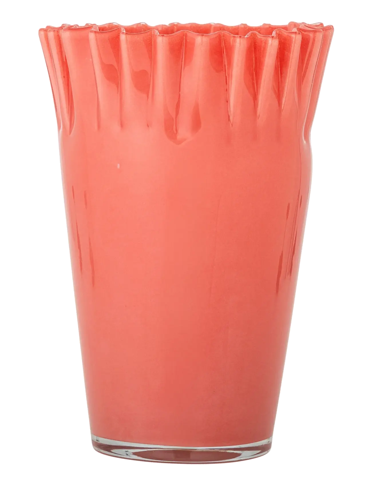 Bloomingville Janine Vase, Tulipanvase, Koral, Str: H30CM
