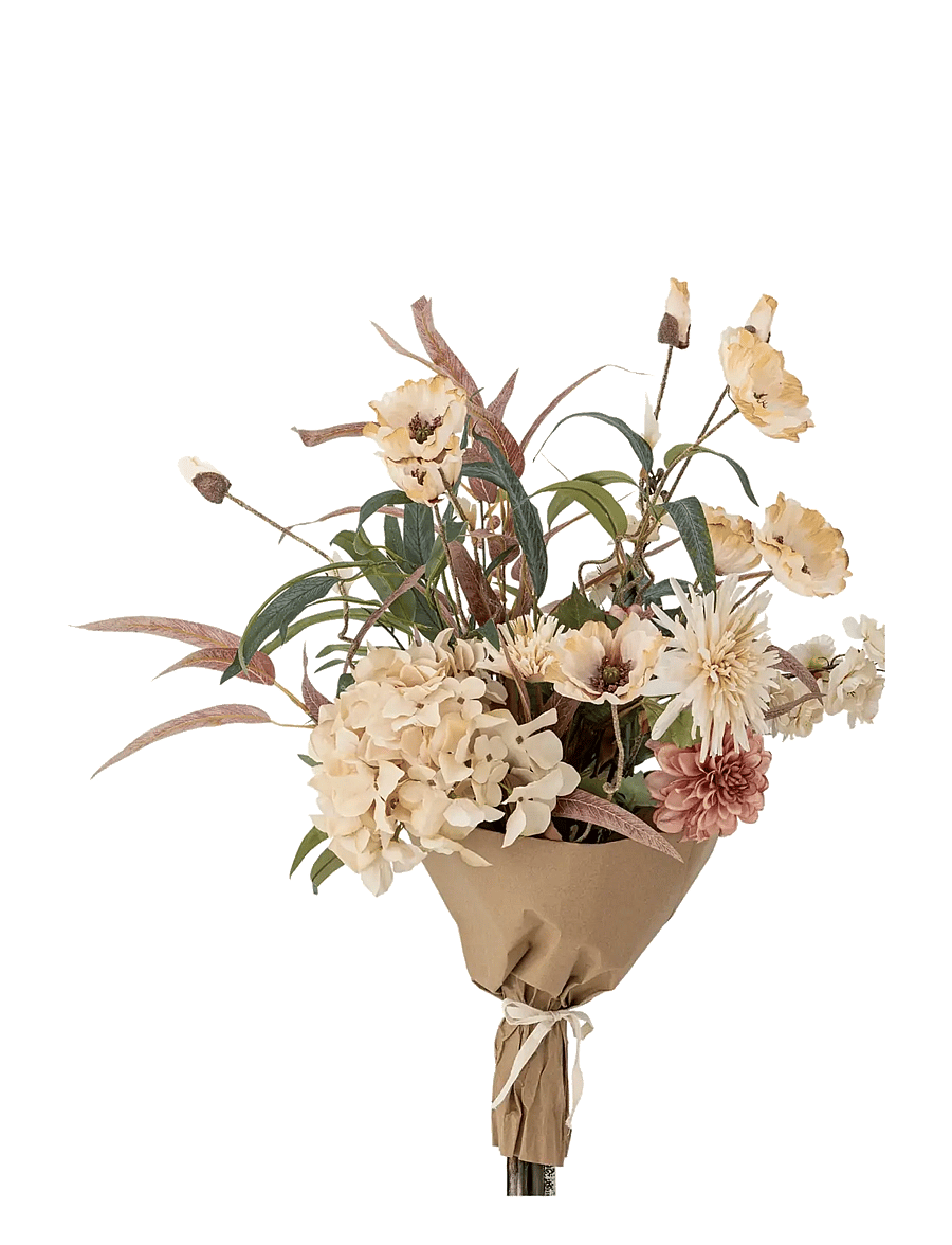 Bloomingville - Hazy Bouquet - getrocknete blumen - cream - 0