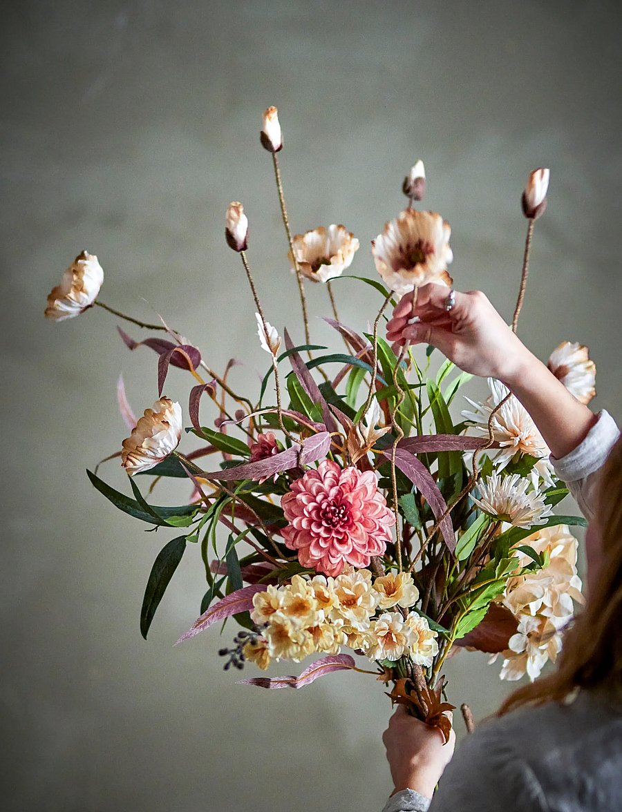 Bloomingville - Hazy Bouquet - getrocknete blumen - cream - 1