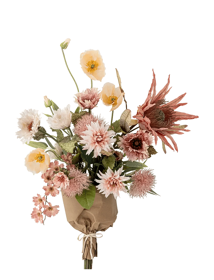 Bloomingville - Dust Bouquet - getrocknete blumen - red - 0